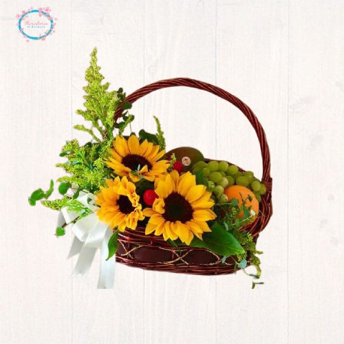 Arreglo Frutal y Girasol